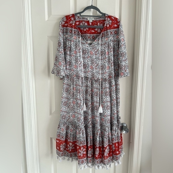 Sundance Dresses & Skirts - Sundance All At Sea Dress. Boho Size XS Red/White/Black. Beach. EUC!
